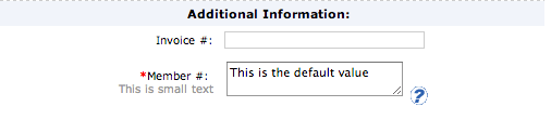 Additional Fields on Authorize Transaction Screen