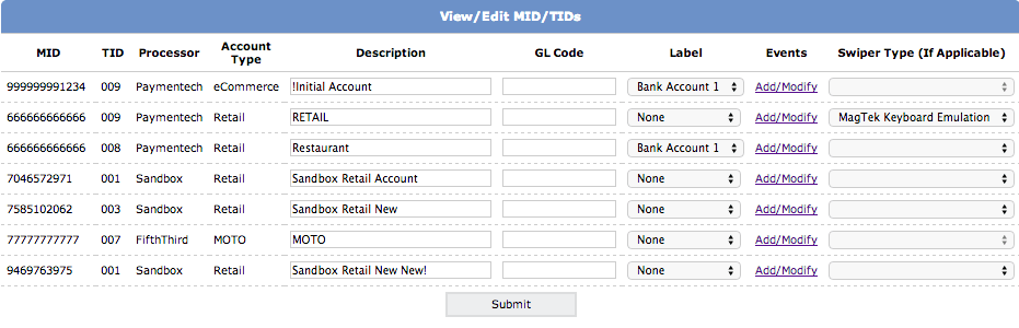 Edit MIDs/Tids