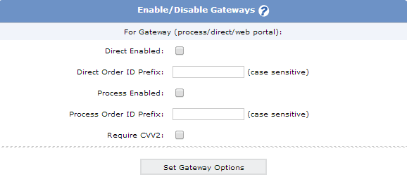 Enable Gateways