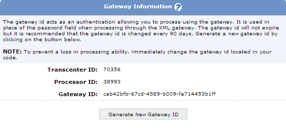 Gateway ID