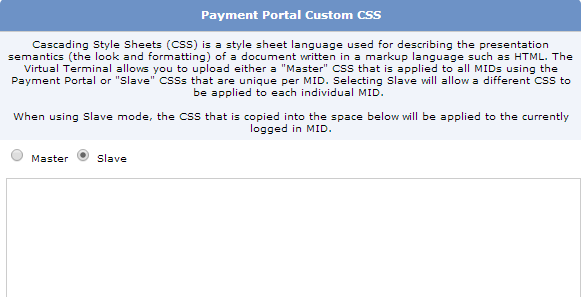 Customer Payment Portal CSS