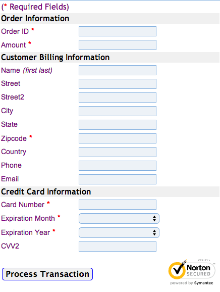 Customized Web Payment Portal